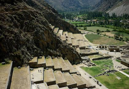 ollantaytambo vista de andenes