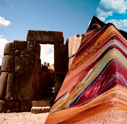 tour cusco machu picchu y montaña de colores