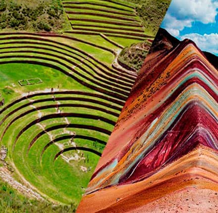 tour cusco, moray mas montaña de colores